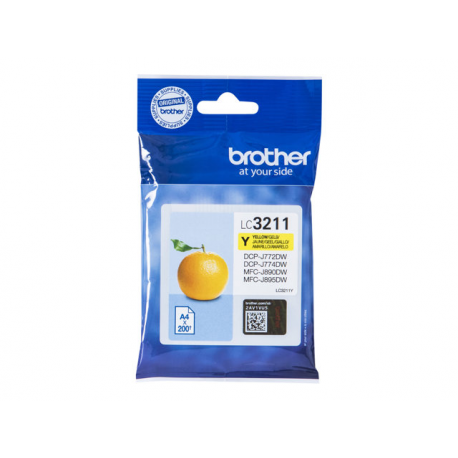 Brother LC3211Y - Yellow - original - ink cartridge - for Brother DCP-J572, DCP-J772, DCP-J774, MFC-J890, MFC-J895 - 1