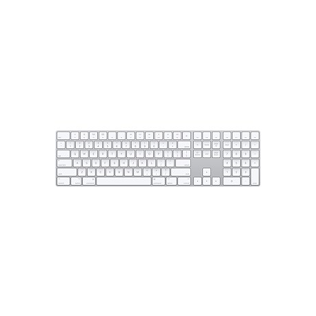 Apple Magic Keyboard with Numeric Keypad - Keyboard - Bluetooth - US - silver - for 10.2-inch iPad; 10.5-inch iPad Air; 10.9-inch iPad Air; iPad mini 5; iPhone 11, 12, 13, SE - 1