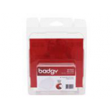 Badgy - Polyvinyl chloride (PVC) - 20 mil - white - 100 card(s) cards - for Badgy 100, 200, 1st Generation