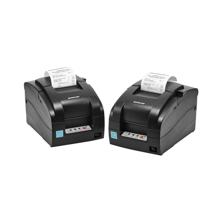 BIXOLON SRP-275IIIA - Receipt printer - two-colour (monochrome) - dot-matrix - Roll (7.65 cm) - 80 x 144 dpi - 9 pin - up to 5.1 lines / sec - USB 2.0, serial - tear bar - dark grey - 0