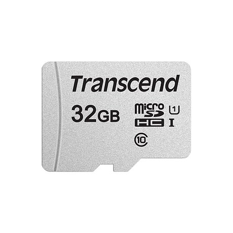 Transcend 300S - Flash memory card (adapter included) - 32 GB - UHS-I U1 / Class10 - microSDHC UHS-I - 3