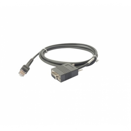 Zebra - Serial cable - DB-9 (F) to RJ-45 (M) - 2.13 m - for Symbol LS2208 - 0