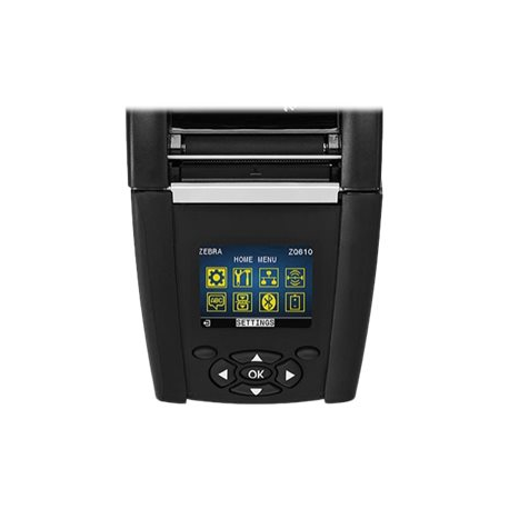 Zebra ZQ600 Series ZQ610 - Label printer - direct thermal - Roll (5.5 cm) - 203 dpi - up to 115 mm / sec - USB 2.0, LAN, RS232C, Bluetooth 4.1 - peeler, tear bar - 2