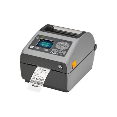 Zebra ZD620 - Label printer - thermal transfer - Roll (11.8 cm) - 300 dpi - up to 152 mm / sec - USB 2.0, LAN, serial, USB host, Bluetooth LE - peeler - grey - 2