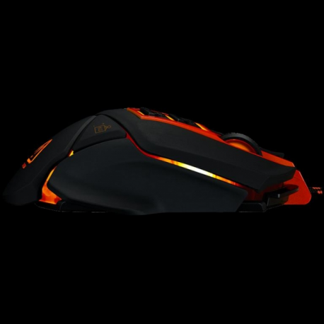 Canyon Hazard CND-SGM6N - Mouse - optical - 9 buttons - wired - USB - black - retail - 1