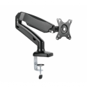 ICY BOX IB-MS303-T - Mounting kit - for Monitor (adjustable arm) - plastic, steel, aluminium alloy - black - screen size: up to 27" - desk-mountable