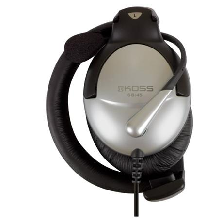 Koss Headphones SB45 Headband/On-Ear, 3.5mm (1/8 inch), Microphone, Silver/Black, Noice canceling, - 3
