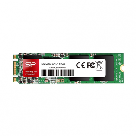 SILICON POWER M.2 2280 A55 - SSD - 256 GB - internal - M.2 2280 - SATA 6Gb / s - 0