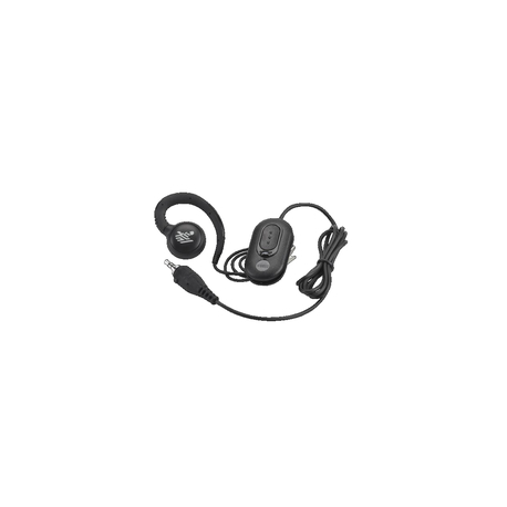 3.5MM Headset for PTT + VoIP w/ rotating ear piece for right/ left ear wearing & built in cord wrap. Includes inline mic and PTT Button. - 0