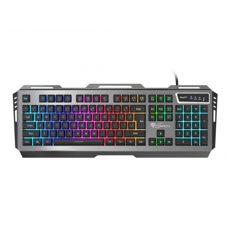 Genesis Rhod 420 RGB - Keyboard - backlit - USB - US - black - 0