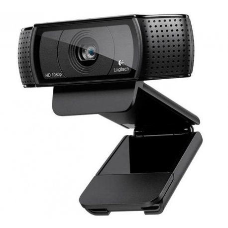 Logitech HD Pro Webcam C920S - Webcam - colour - 1920 x 1080 - audio - USB - 0