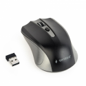 Gembird MUSW-4B-04-GB - Mouse - optical - 4 buttons - wireless - 2.4 GHz - USB wireless receiver - black, space grey - blister