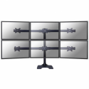 Neomounts by Newstar FPMA-D700DD6 - Stand - for 6 LCD displays - black - screen size: 10"-27" - desktop stand, desk-mountable
