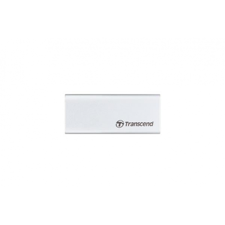 Transcend ESD240C - SSD - 120 GB - external (portable) - M.2 - USB 3.1 Gen 2 (USB-C connector) - silver - 0