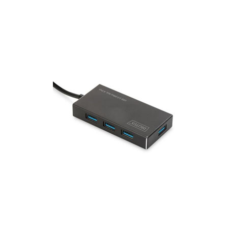 DIGITUS USB 3.0 Office Hub DA-70240-1 - Hub - 4 x SuperSpeed USB 3.0 - desktop - 0