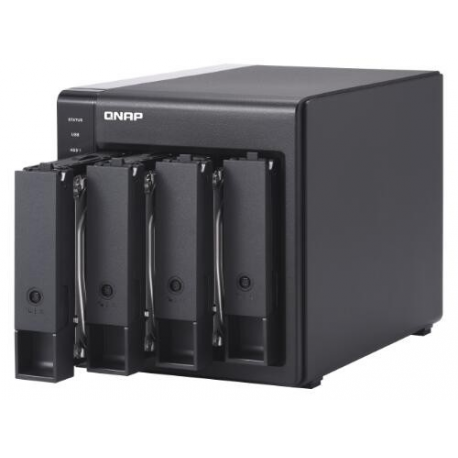QNAP TR-004 - Hard drive array - 0 TB - 4 bays (SATA-300) - USB 3.2 Gen 1 (external) - 0