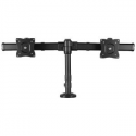 StarTech.com Dual Monitor Mount - Supports Monitors 13" to 27" - Adjustable - Desk Clamp or Grommet-Hole Desk Mount for Dual VESA Monitors - Black (ARMBARDUOG) - Stand - for 2 monitors - plastic, aluminium, steel - black - screen size: 13"-27" - grommet, desk-mountable