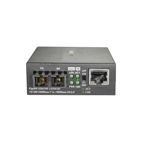 StarTech.com Singlemode (SM) SC Fiber Media Converter for 10 / 100 / 1000 Network, 10km, Gigabit Ethernet, 1310nm, w /  Auto Negotiation, Gigabit Ethernet to Single Mode (SMF) SC Fiber Converter - Ethernet Over Fiber (MCMGBSCSM10) - Fibre media converter - GigE - over fibre optic - 1000Base-LX, 100Base-TX, 1000Base-T - RJ-45  /  SC single-mode - up to 10 km - 1310 nm - 1