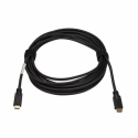 StarTech.com 10m(30ft) HDMI 2.0 Cable, 4K 60Hz Active HDMI Cable, CL2 Rated for In Wall Installation, Long Durable High Speed Ultra-HD HDMI Cable, HDR 10, 18Gbps, Male to Male Cord, Black - Al-Mylar EMI Shielding (HD2MM10MA) - HDMI cable - HDMI male to HDMI male - 10 m - 4K support - for P / N: ADJPROJCART, FPWHANGER, FPWTLTPORT, MBLTVSTNDEC, ST122HD202, STNDMTV100, STNDMTVDUO