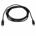 StarTech.com USB C to Mini USB Cable - 6 ft / 2m - M / M - USB 2.0 - Mini USB Cord - USB C to Mini B Cable - USB Type C to Mini USB (USB2CMB2M) - USB cable - USB-C (M) to mini-USB Type B (M) - Thunderbolt 3 / USB 2.0 - 2 m - black