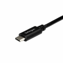 StarTech.com Right Angle USB-C Cable - 1m  /  3 ft - Reversible - M / M - USB Type C Cable - USB-C Charge Cable - USB C to USB C Cable (USB2CC1MR) - USB cable - USB-C (M) straight to USB-C (M) right-angled - USB 2.0 - 1 m - black - for P / N: DKT30CHD