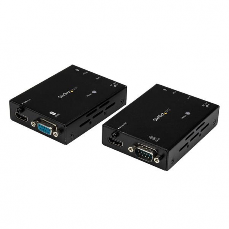 StarTech.com HDMI Over Cat5e / CAT6 Extender - Extend up to 210 ft / 70m - HDBaseT Certified - HDMI Extender - IR Extender - HDMI Booster (ST121HDBTL) - Video / audio / infrared / serial / network extender - over CAT 5e / 6 - 10Base-T - up to 100 m - for P / N: SVA12M2NEUA, SVA12M5NA - 3
