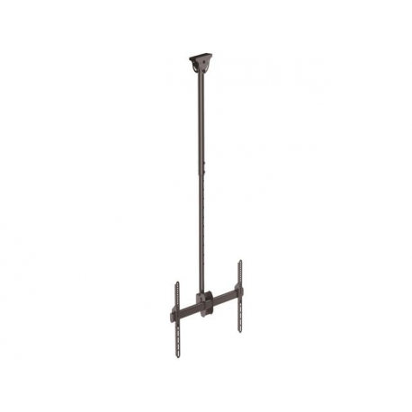 StarTech.com Ceiling TV Mount - 3.5' to 5' Pole - Full Motion - Supports Displays 32" to 75" - For VESA Mount Compatible TVs (FLATPNLCEIL) - Bracket - for flat panel - steel - black - screen size: 32"-75" - ceiling mountable - for P / N: HDMIPLATE - 2
