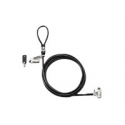 HP Dual Head Master Cable Lock - Security cable lock - 2.13 m - for ZBook 14u G6, 15 G6, 15u G2, 15u G3, 15u G4, 15u G5, 15u G6, 17 G3, 17 G4, 17 G5, 17 G6