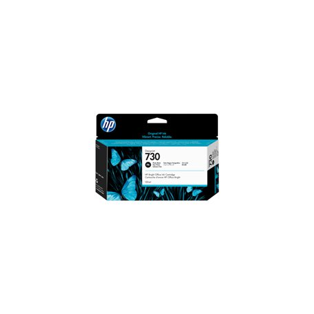 HP 730 - 130 ml - photo black - original - DesignJet - ink cartridge - for DesignJet SD Pro MFP, T1600, T1600dr, T1700, T1700dr, T2600, T2600dr - 1