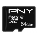 PNY Performance Plus - Flash memory card - 64 GB - Class 10 - microSDXC