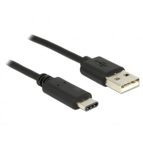 DeLOCK - USB cable - USB-C (M) to USB (M) - USB 2.0 - 3 A - 50 cm - black - 0