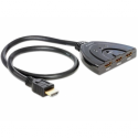 DeLock HDMI 3 - 1 Switch bidirectional - Video / audio splitter - desktop