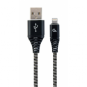 Cablexpert Premium - USB cable - USB-C (M) to USB (M) - USB 2.0 - 2.1 A - 1 m - black, white