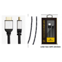 Cablexpert Select Plus Series - High Speed - HDMI cable with Ethernet - HDMI male to HDMI male - 2 m - shielded - 4K support