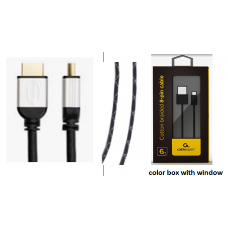 Cablexpert Select Plus Series - High Speed - HDMI cable with Ethernet - HDMI male to HDMI male - 3 m - shielded - 4K support - 0