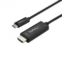 StarTech.com 6ft (2m) USB C to HDMI Cable, 4K 60Hz USB Type C to HDMI 2.0 Video Adapter Cable, Thunderbolt 3 Compatible, Laptop to HDMI Monitor / Display, DP 1.2 Alt Mode HBR2 Cable, Black - 4K USB-C Video Cable (CDP2HD2MBNL) - Adapter cable - USB-C male to HDMI male - 2 m - black - 4K60Hz (3840 x 2160) support - for P / N: TB4CDOCK