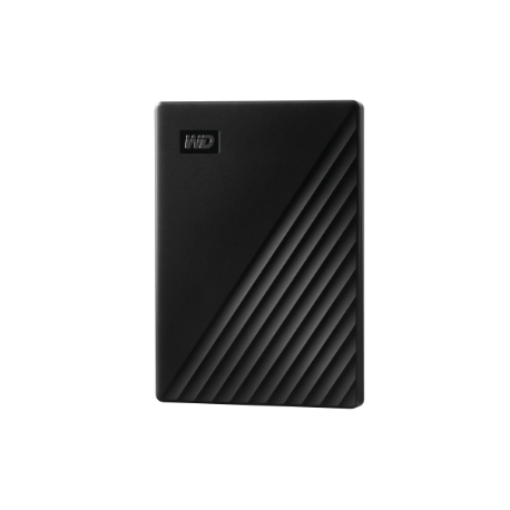 WD My Passport WDBYVG0020BBK - Hard drive - encrypted - 2 TB - external (portable) - USB 3.2 Gen 1 - 256-bit AES - black - 0