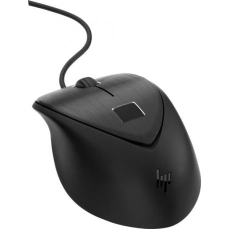 HP Fingerprint - Mouse - laser - 3 buttons - wired - USB - for HP Z1 G9; Chromebook 11MK G9; Chromebook x360; Pro c640 G2; ZBook Studio G8 - 1