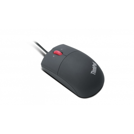 Lenovo ThinkPad - Mouse - laser - 3 buttons - wired - USB - stealth black - for IdeaCentre AIO 3 24; 3 27; ThinkBook 14 G4+ IAP; ThinkStation P360 - 1