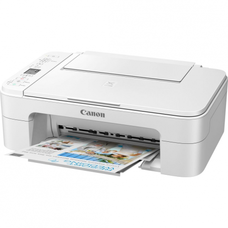 Canon PIXMA TS3351 - Multifunction printer - colour - ink-jet - 216 x 297 mm (original) - A4 / Legal (media) - up to 7.7 ipm (printing) - 60 sheets - USB 2.0, Wi-Fi(n) - white - 3