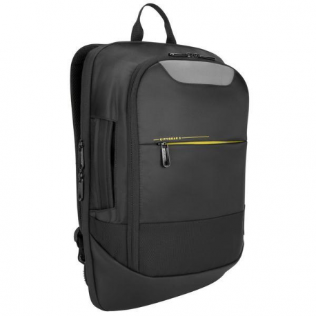 Targus CityGear 3 Convertable - Notebook carrying backpack - 14" - 15.6" - black - 8