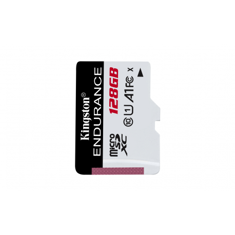 Kingston High Endurance - Flash memory card - 128 GB - A1  /  UHS-I U1  /  Class10 - microSDXC UHS-I - 5