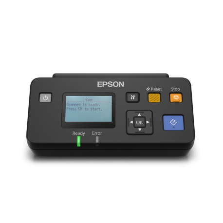 Epson WorkForce DS-870 - Document scanner - Contact Image Sensor (CIS) - Duplex - A4 - 600 dpi x 600 dpi - up to 65 ppm (mono)  /  up to 65 ppm (colour) - ADF (100 sheets) - up to 7000 scans per day - USB 3.0 - 6