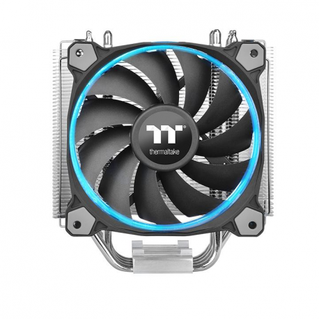 Thermaltake Riing Silent 12 RGB - Sync Edition - processor cooler - (for: LGA775, LGA1156, AM2, AM2+, LGA1366, AM3, LGA1155, AM3+, LGA2011, FM1, FM2, LGA1150, LGA2011-3, LGA1151, AM4, LGA2066, LGA1200) - aluminium and copper - 120 mm - RGB - 2