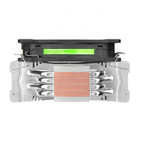 Thermaltake Riing Silent 12 RGB - Sync Edition - processor cooler - (for: LGA775, LGA1156, AM2, AM2+, LGA1366, AM3, LGA1155, AM3+, LGA2011, FM1, FM2, LGA1150, LGA2011-3, LGA1151, AM4, LGA2066, LGA1200) - aluminium and copper - 120 mm - RGB - 5