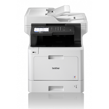 Brother MFC-L8900CDW - Multifunction printer - colour - laser - 215.9 x 355.6 mm (original) - A4 / Legal (media) - up to 31 ppm (copying) - up to 31 ppm (printing) - 300 sheets - 33.6 Kbps - USB 2.0, Gigabit LAN, Wi-Fi(n), USB host, NFC - with 3 years On-site SWAP-service - 3