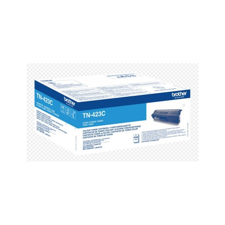 Brother TN423C - Jumbo Yield - cyan - original - toner cartridge - for Brother DCP-L8410, HL-L8260, HL-L8360, MFC-L8690, MFC-L8900 - 2
