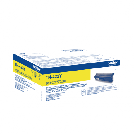 Brother TN423Y - Jumbo Yield - yellow - original - toner cartridge - for Brother DCP-L8410, HL-L8260, HL-L8360, MFC-L8690, MFC-L8900 - 1