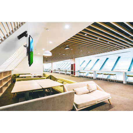 Neomounts by Newstar FPMA-C020 - Bracket - for LCD display (full-motion) - black - screen size: 10"-40" - ceiling mountable - 2