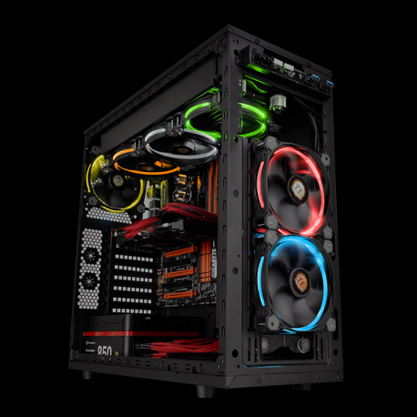 Thermaltake Riing 12 LED RGB Fan - Case fan - 120 mm - 14